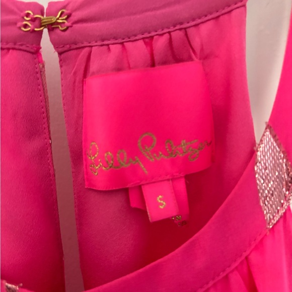 Lilly Pulitzer Vibrant Pink Floral Maxi Dress - Picture 3 of 4